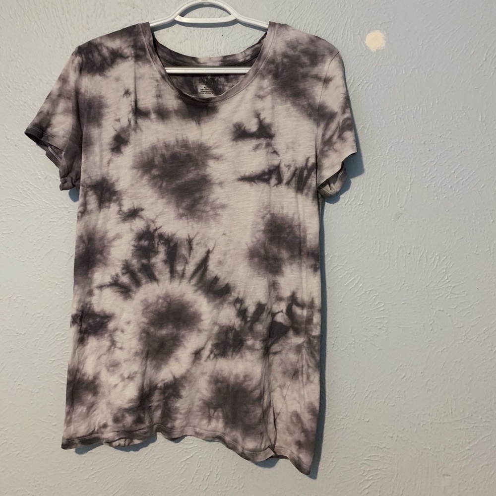 VS Pink gray and white tie dye tee shirt